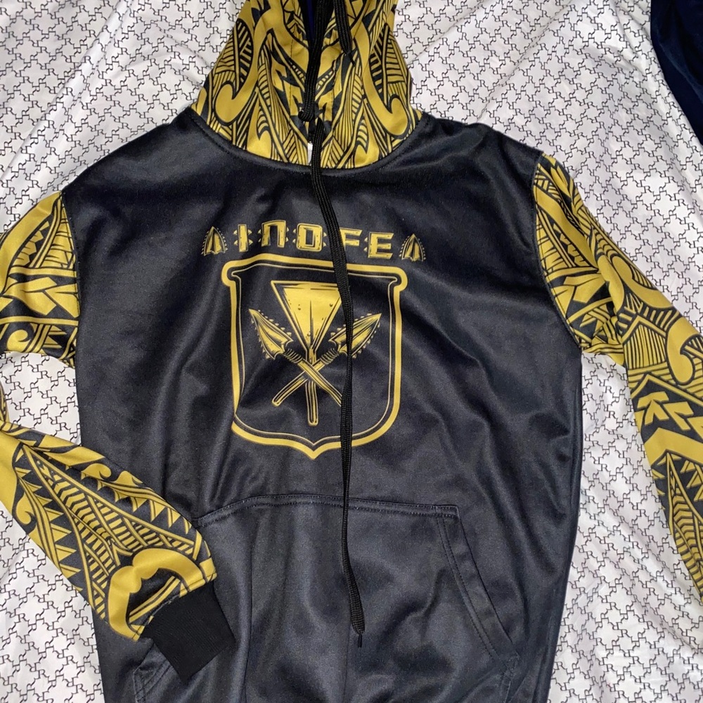 Hawaiian Print Ainofea hoodie